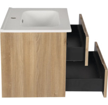 Waschtischunterschrank mit zwei offenen Schubladen