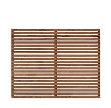Élément de clôture en bois avec des lamelles horizontales pour le jardin