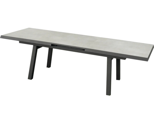 Table de jardin extensible avec un plateau