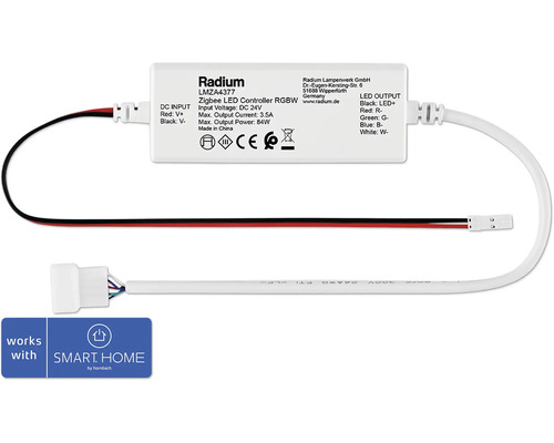 Radium LMZA4377 Zigbee LED Controller RGBW mit Anschlusskabeln