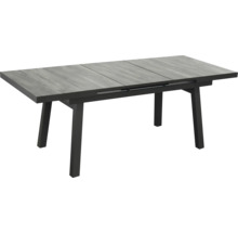 Ausziehbarer Gartentisch mit Holzoptik