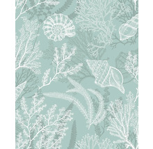 Motifs de coquillages et de coraux à des fins décoratives