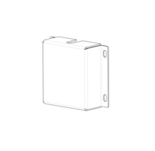 Abdeckung mit Schlitzen und Befestigungslöchern