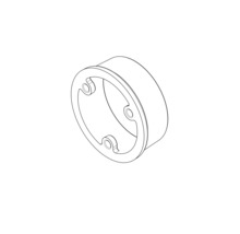 Raccord de tuyau avec trois trous de fixation