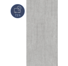 Carreau mural gris aspect béton et symbole de délai de livraison de 72 heures.