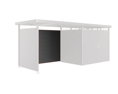 Abri de jardin avec paroi latérale