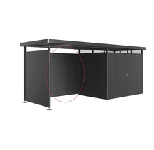 Garage à vélos avec débarras en métal