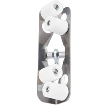 Bootsanhänger Kielrollenhalterung mit weißen Rollen