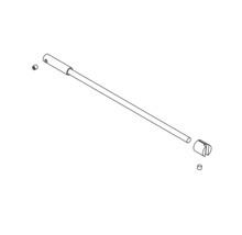 Élément de barre avec petites pièces associées.