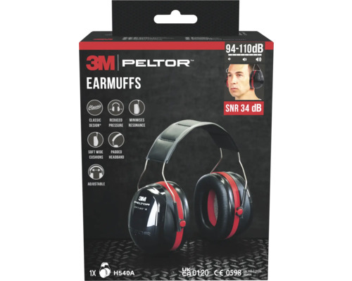 3M Peltor Optime III casque antibruit dans l'emballage