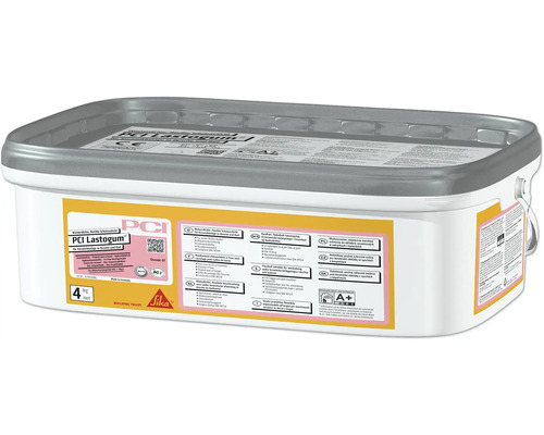 PCI Lastogum® Wasserdichte flexible Schutzschicht unter Keramikbelägen in Dusche und Bad grau 4 kg PCI Lastogum Dichtmasse im 4 kg Eimer