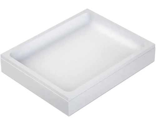 Soubassement pour receveur de douche pour OF Imola 80 x 90 cm Receveur de douche rectangulaire en fonte minérale