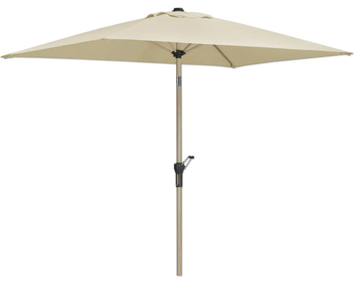 Parasol carré avec mât central