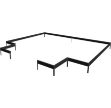 Jardinière surélevée en métal