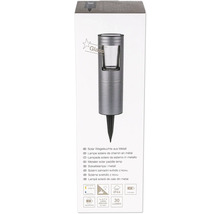 Lampe solaire de jardin en métal