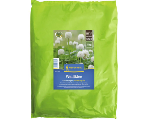Gründünger Kiepenkerl Weißklee 1 kg für 250 m² Kiepenkerl Weißklee Gründünger im 1 kg Vorteilspack