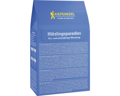 Nützlingsparadies paquet de graines de fleurs pour jardin et paysage