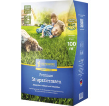Verpackung Kiepenkerl Premium Strapazierrasen mit RSM-Zertifikat