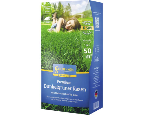 Kiepenkerl Profi-Line Premium dunkelgrüner Rasen, Verpackung