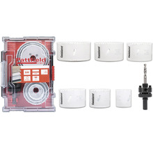 Pattfield Jeu de scies cloches avec scies cloches bimétal et foret de centrage