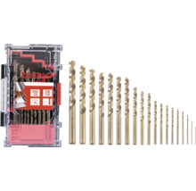 Pattfield HSS-CO Metallbohrer Set mit 25 Teilen im Koffer