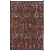 Weidenzaun für den Garten als Sichtschutz