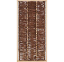 Sichtschutzelement aus Weide mit Holzrahmen