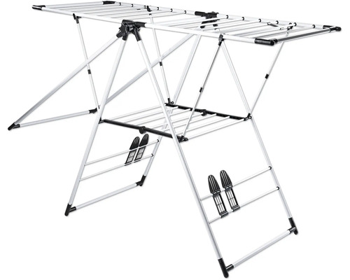Wäscheständer aus Metall mit Flügeln zum Trocknen von Kleidung