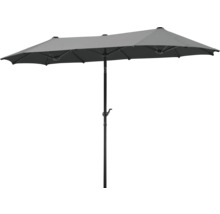 Parasol double avec structure noire