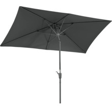 Parasol rectangulaire avec mât central