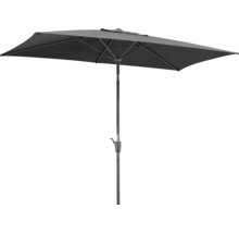 Parasol rectangulaire avec mât central