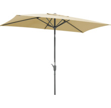 Parasol rectangulaire avec cadre