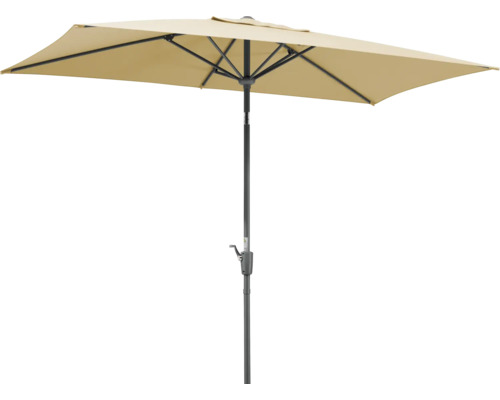 Parasol rectangulaire avec cadre
