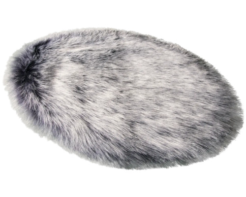Tapis ovale aspect fourrure