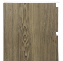 Detail eines Badezimmerunterschranks mit Holzstruktur