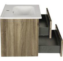 Waschtischunterschrank mit zwei Schubladen und Waschbecken