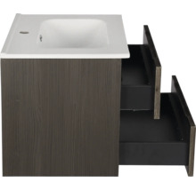 Waschtischunterschrank mit zwei offenen Schubladen