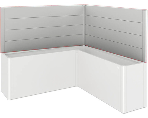 Eckbadewannenverkleidung mit Wandpaneelen