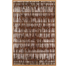 Sichtschutzzaun aus Naturweide mit Holzrahmen