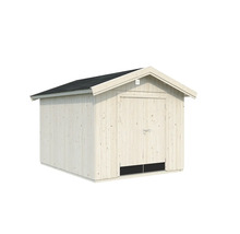 Abri de jardin en bois avec toit à deux pentes