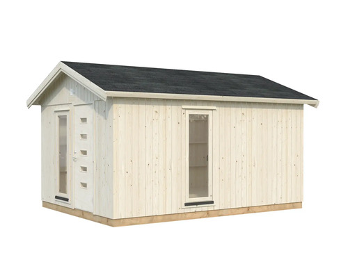 Abri de jardin en bois avec porte et fenêtre