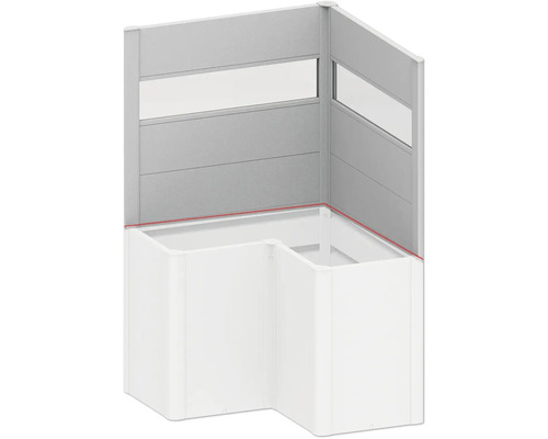 Duschkabine mit Sichtfenster