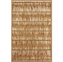 Sichtschutzelement aus Weide mit Holzrahmen