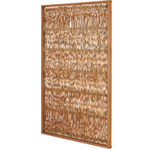 Dekorativer Sichtschutz aus Holz mit Rahmen