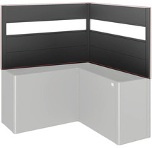 Clôture de protection visuelle avec jardinière pour l'extérieur