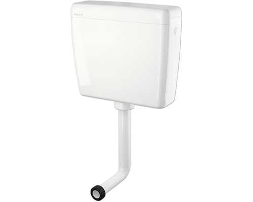 Réservoir de chasse d'eau apparent avec tuyau de rinçage