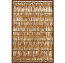 Dekoratives Weidenzaunelement mit Holzrahmen