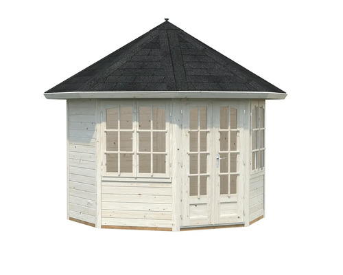 Holz Gartenhaus mit Dach aus Bitumen