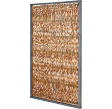 Sichtschutzelement aus Weide mit Rahmen