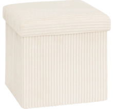 Tabouret avec texture côtelée